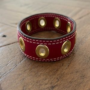 Coach Leather Bracelet